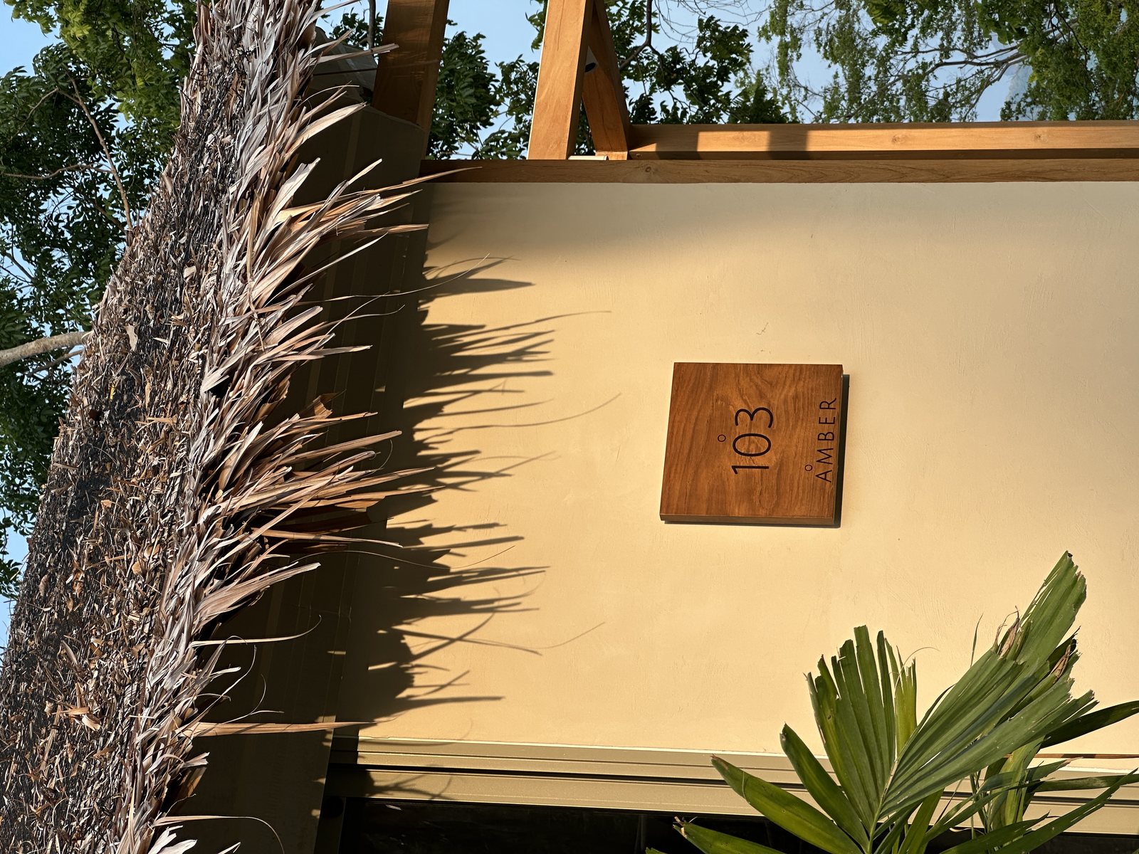 Villa 103 sign — Amber Yao Noi